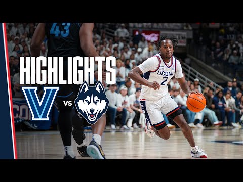 HIGHLIGHTS | #1 UConn Men’s Basketball vs. Villanova