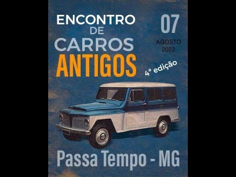 Vem aí! A 4a Edição do Encontro de Carros Antigos em Passa Tempo MG