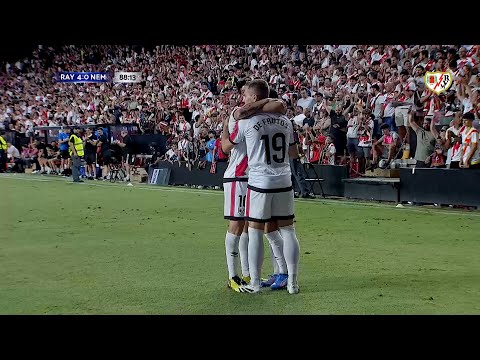 Resumen del Rayo Vallecano 4 - CF Neman Grodno 0