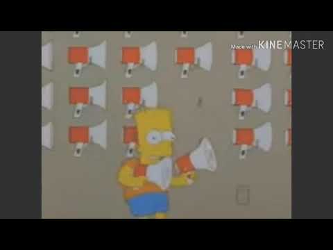 Bart Simpson Megaphone Test osanga