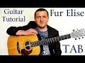 Fur Elise - Guitar Tutorial - Beethoven - A Slow and Easy Breakdown - Part 1