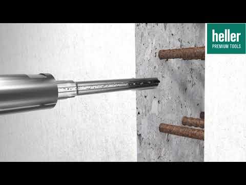Heller Duster Expert XC - Foret d'extraction 2 en 1 version SDS-plus avec forets interchangeables