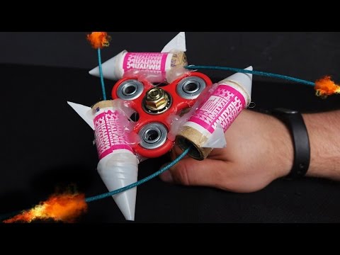 THE FASTEST FIDGET SPINNER IN THE WORLD!!! 1000 MPH WITH A JET ENGINE!!!