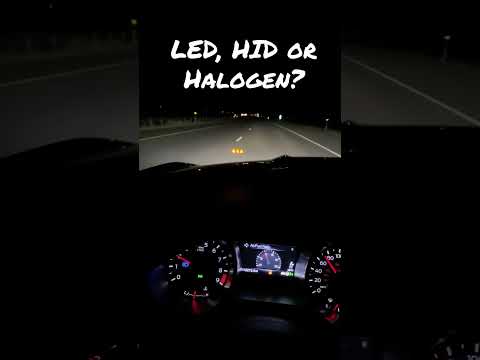 LED, HID or Halogen? Which are better?  #shorts