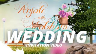 Formal Wedding Invitation Video | GC062 | Save The Date