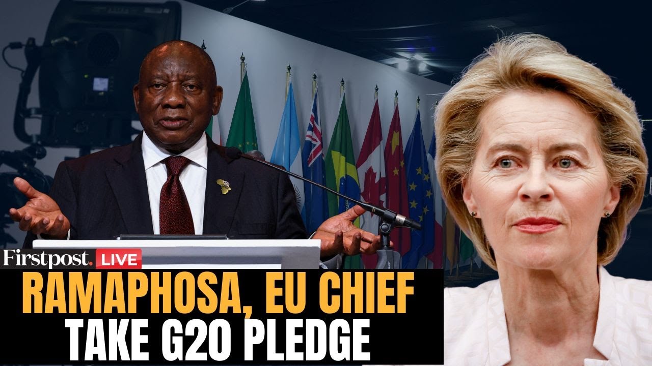 G20 Summit LIVE: EU Chief Von Der Leyen, South African President Ramaphosa Host Pledging Session