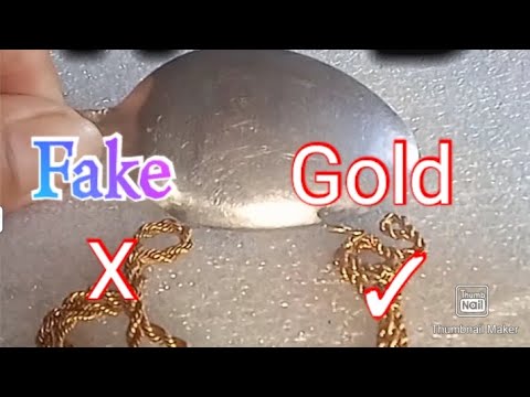 Paano malaman kung peke o hindi ang alahas gamit lang ang kutsara!