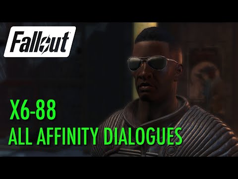 Fallout 4 - X6-88, All Affinity Dialogues