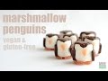marshmallow penguins (vegan & gluten-free) Something Vegan