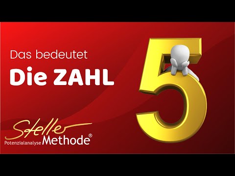 Numerology 5 🔺 Meaning of the number five explained by Edith Steller Learn with the Steller Method