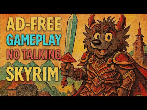 Skyrim ASMR – Silent Ad-Free Gameplay | Relaxing Ambient Walk in Tamriel (No Commentary)