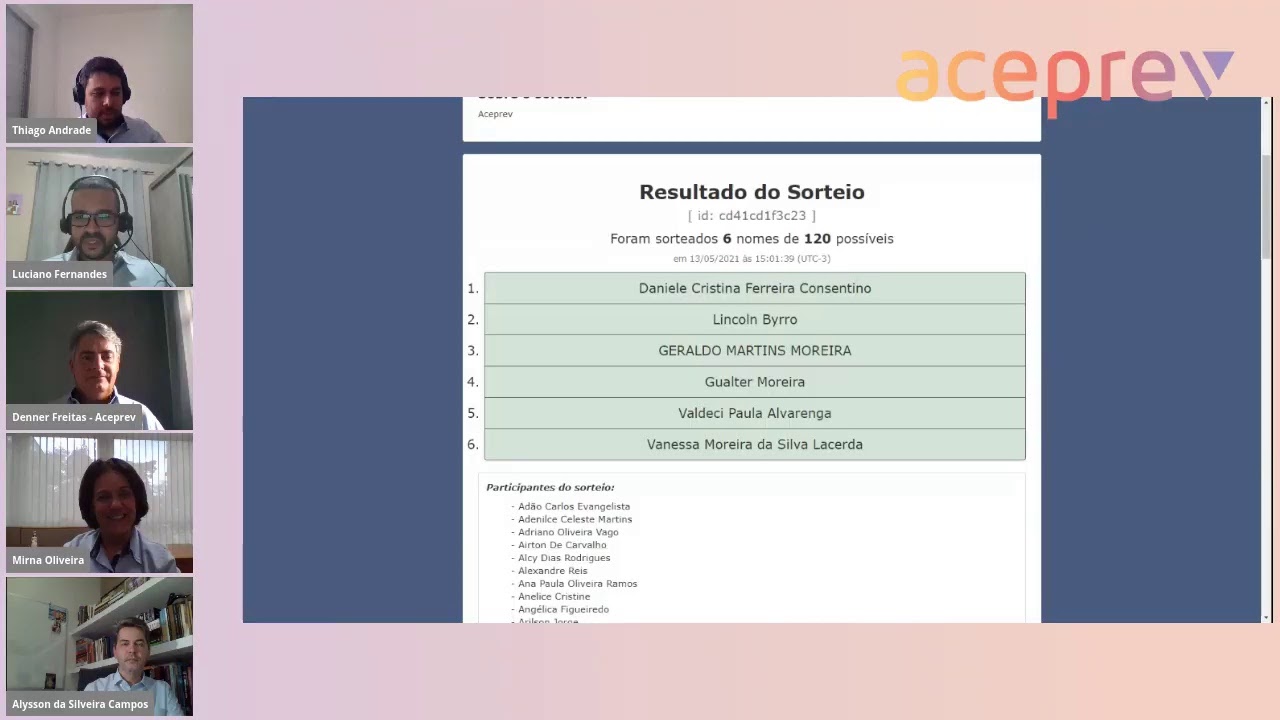 Aceprev | Apresentação de Resultados