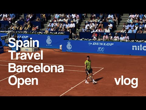 Watching the 2023 Barcelona Open Final | Barcelona Vlog