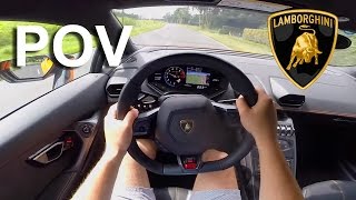 Lamborghini Huracan POV Test Drive Acceleration FI Exhaust Sound