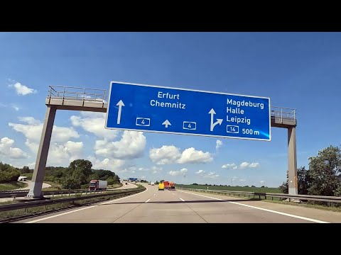 2022/05/31-1 Germany: Driving from Dresden to Leipzig