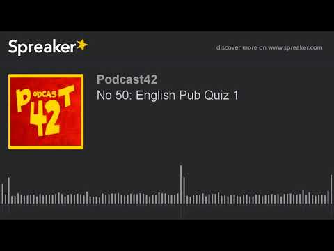 No 50: English Pub Quiz 1