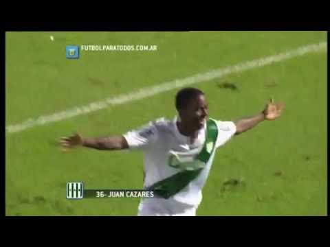 Gol de Cazares. Newell's 0 - Banfield 3. Fecha 9. Torneo Primera División 2014. Fútbol Para Todos