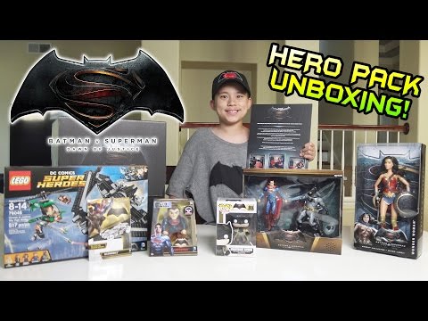BATMAN vs. SUPERMAN Surprise HERO PACK Unboxing!