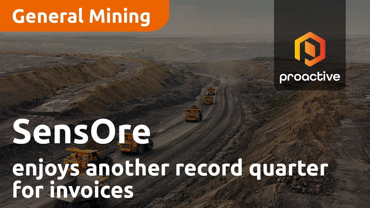 SensOre enjoys another record quarter for invoices