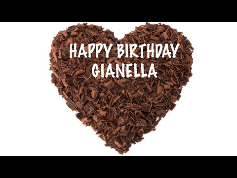 Gianella Chocolate - Happy Birthday GIANELLA
