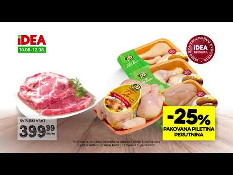 IDEA | Vikend akcija 10.08 - 12.08.2018.