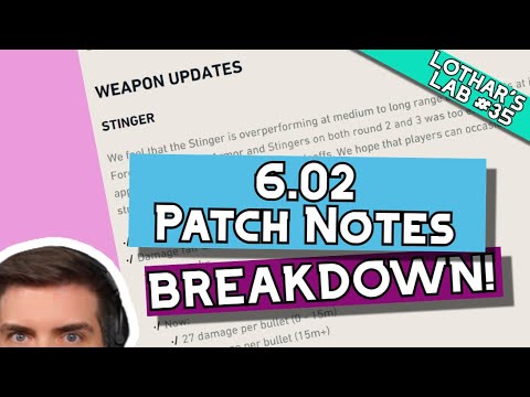 Stinger IS TRASH?! Patch Notes Rundown 6.02 ... Lothar's Lab #35