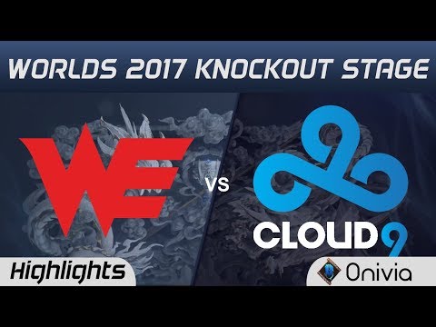 WE vs C9 Highlights Game 5 World Championship 2017 Knockout Stage Team WE vs Cloud9 by Onivia