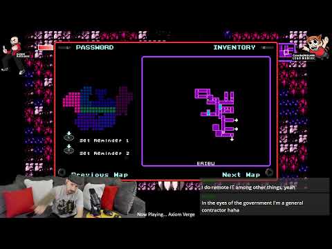 Making progress in Axiom Verge! on Nintendo Switch!