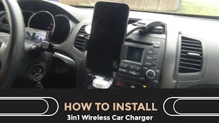 How to use 3 in 1 Wireless Car Charger || Best B