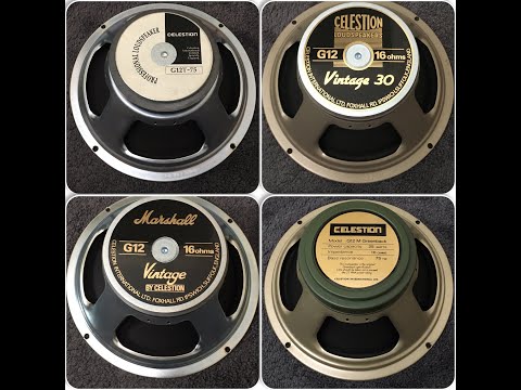 Celestion Speaker Demo