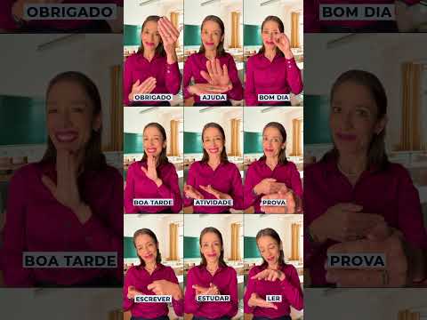 Sinais Básicos em libras para sala de aula | Débora Libras