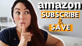 Save money using Amazon Subscribe and Save