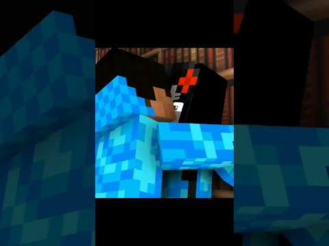 ICE HEROBRINE KISS ICE SADAKO CUTEGIRL - MINECRAFT ANIMATION #shorts  #animation
