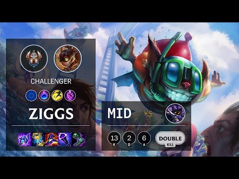 Ziggs Mid vs Veigar - EUW Challenger Patch 11.7