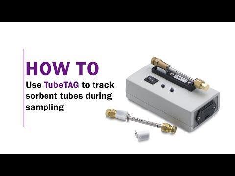 How to use TubeTAG to track sorbent tubes during sampling
