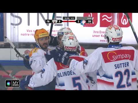 Fribourg-Gottéron - ZSC Lions 1-2 (1-2; 0-0; 0-0)