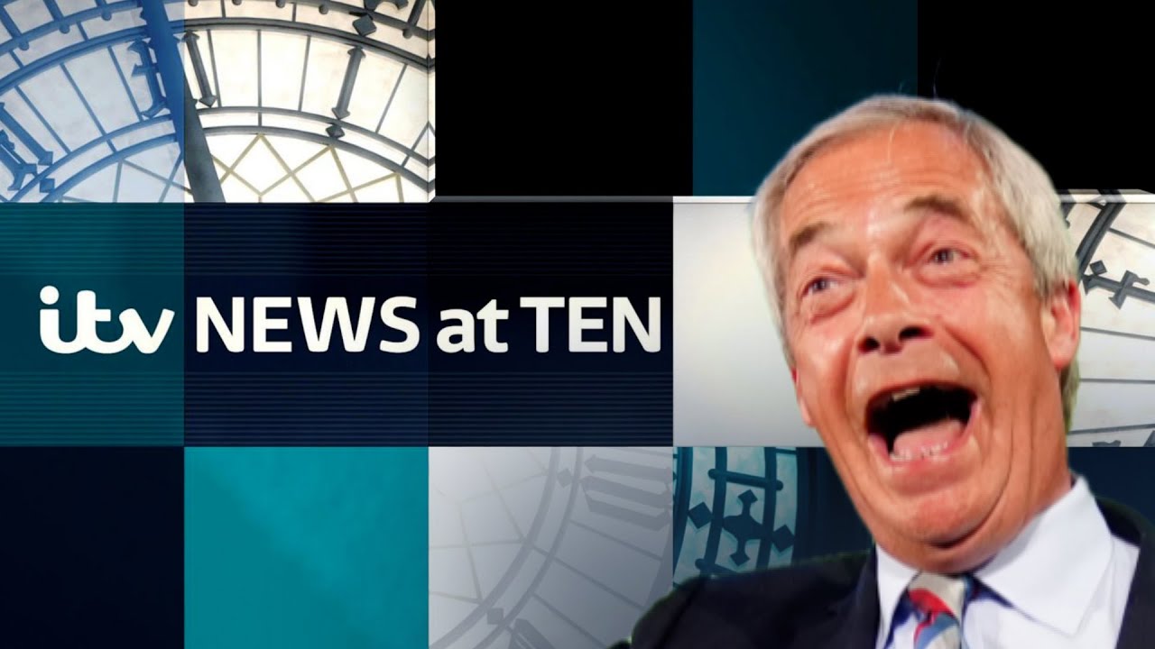 WATCH ITV NEWS AT 10 - Labour and Conservatives suffer major losses to Reform in local elections