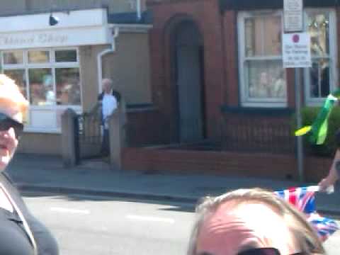 Olympic torch Rhyl police information gathering