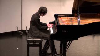 Kent Isomura plays the Liszt Etude Chasse-Neige
