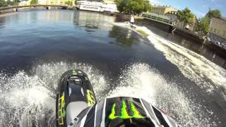 preview picture of video 'Jetski in Karlstad (sweden) city Edge Junkie Motorsport'