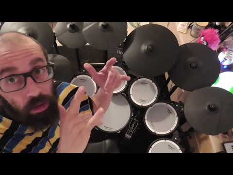 Roland 14 piece drum kit full teardown and rebuild *with notes *and critters