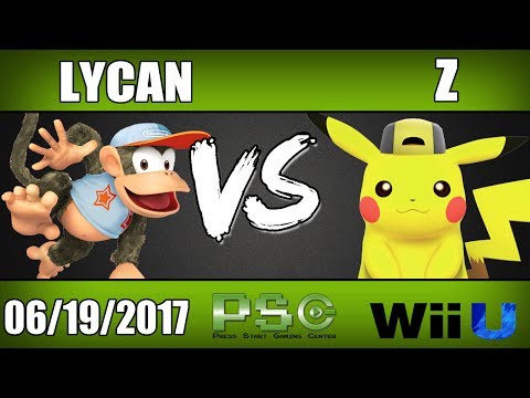 Yatta | Lycan (Diddy Kong) vs RF7 | Z (Pikachu) - Wii U Grand Finals S4M