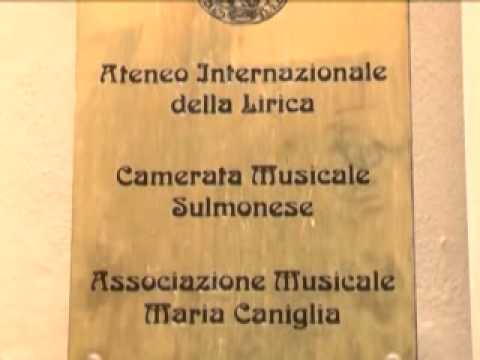 ONDA TG 7.03.2013 - ATENEO LIRICA SULMONA: NUOVO PRESIDENTE GAETANO DI BACCO