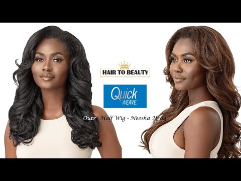 Outre Half Wig (NEESHA H304) - Hair to Beauty New Hair😍