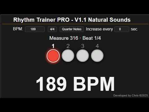 Metronome 189 BPM