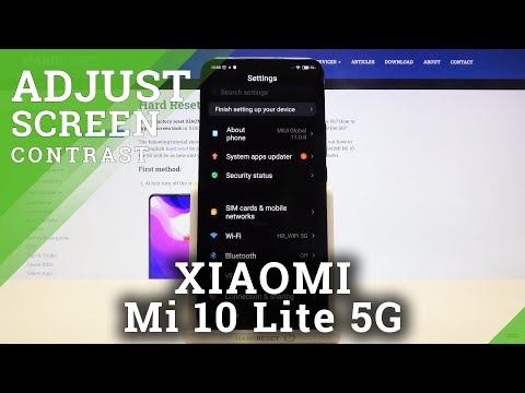 How to Enable High Contrast Text in Xiaomi Mi 10 Lite 5G – Adjust Contrast of Text