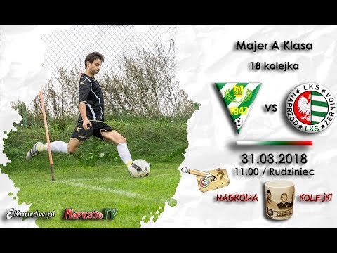 skrót Amator Rudziniec - Naprzód Żernica 1:4 (31.03.2018)