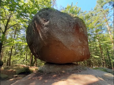"Wackelstein" Bayerischer Wald Geologie