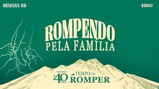 Rompendo Com a Família | Pr Hudson Mendes | Ao Vivo Na IBNJ TV