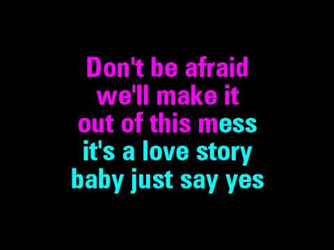 Love Story Taylor Swift Karaoke - You Sing The Hits